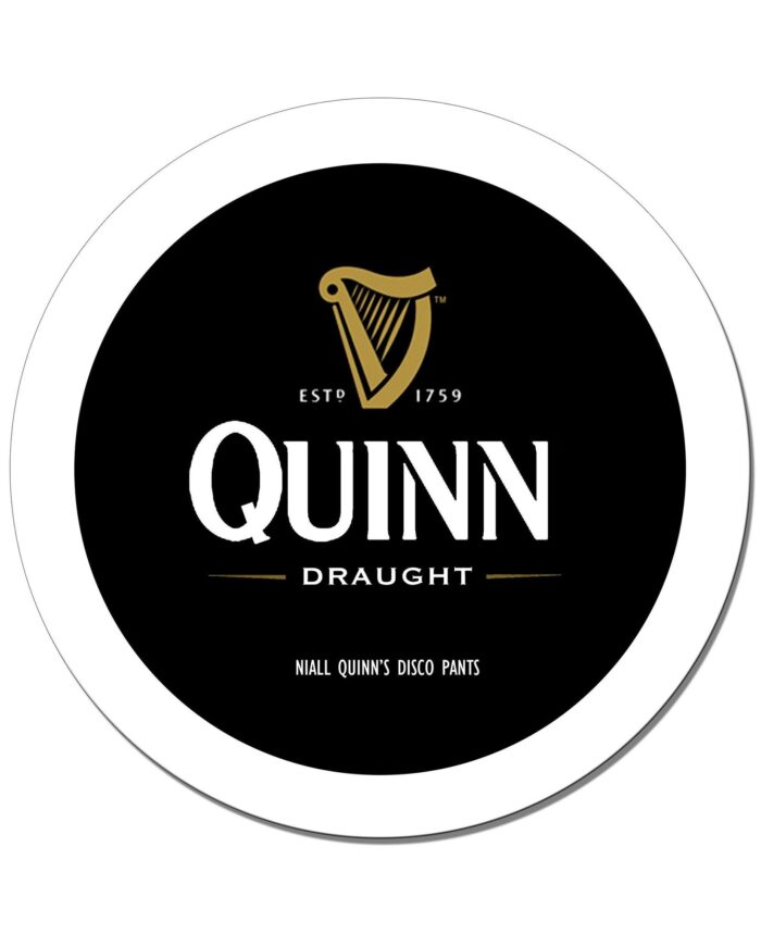 Niall Quinn retro beer mat - Sunderland AFC legend